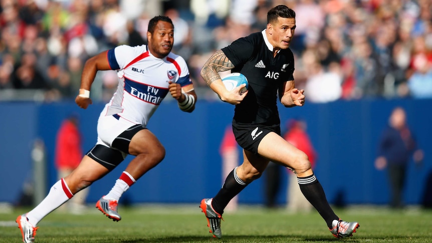 Sonny Bill Williams in full flight