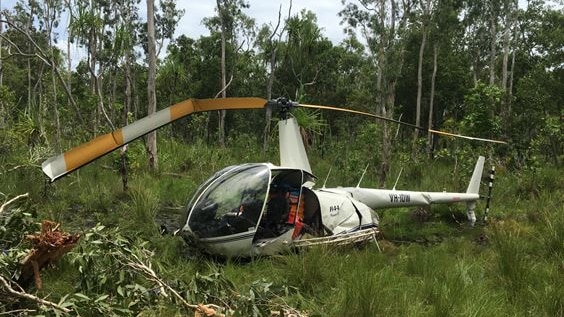 helicopter crash site