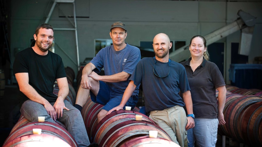 The 2014 wine of the year Xanadu team in Margaret River