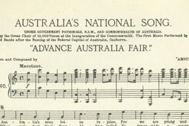 Advance Australia Fair sheet music