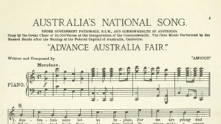 Advance Australia Fair sheet music