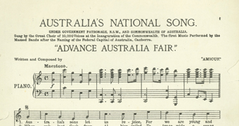 Advance Australia fair lyrics (anthem)