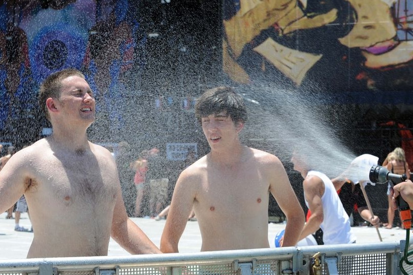 Organisers have warned the more than 50,000 patrons to drink plenty of water and use sun protection.