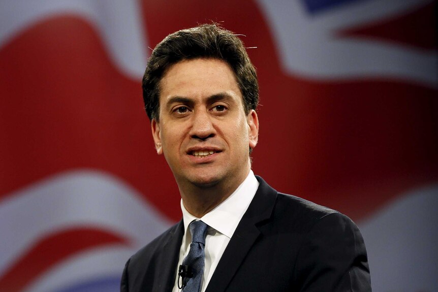 Britain's opposition leader Ed Miliband