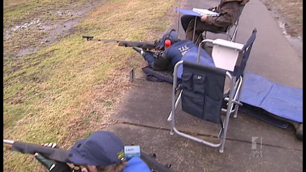 Shooting as school sport - ABC News