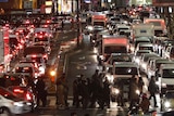 Evening traffic chaos following Japan's earthquake