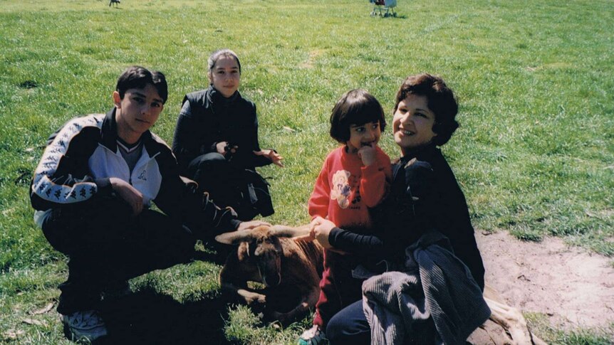 Arman and his family as children
