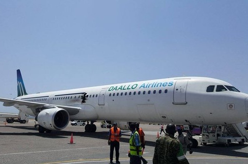 Daallo Airline flight D3159, which was forced to make an emergency landing