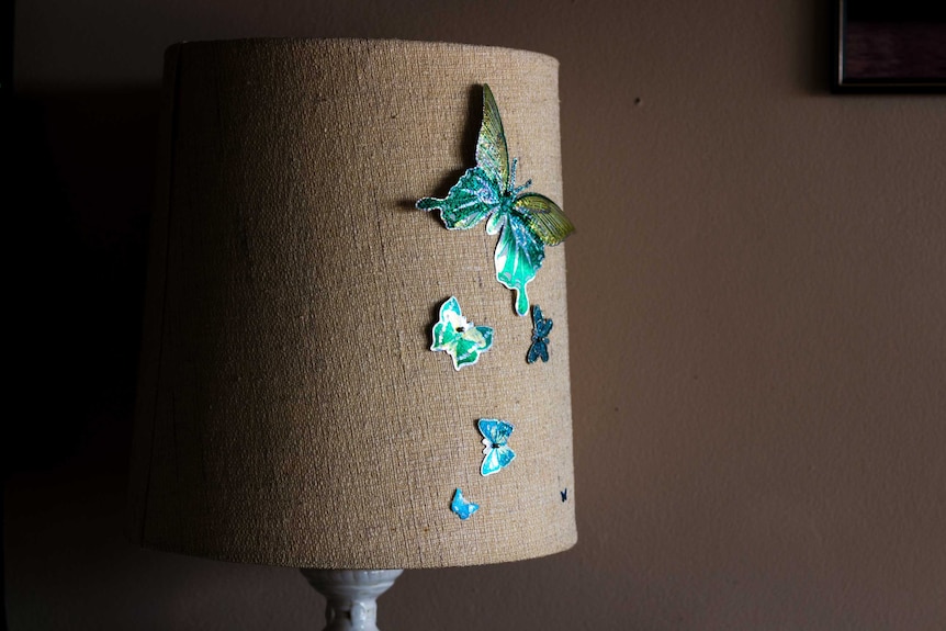 Butterfly lampshade