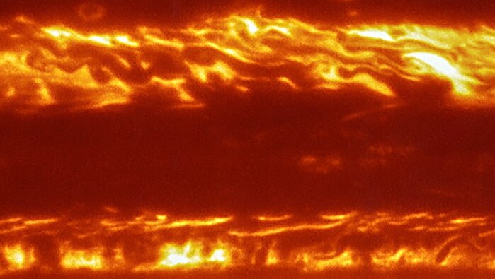 Stunning infrared image of Jupiter from the Very Large Telescope