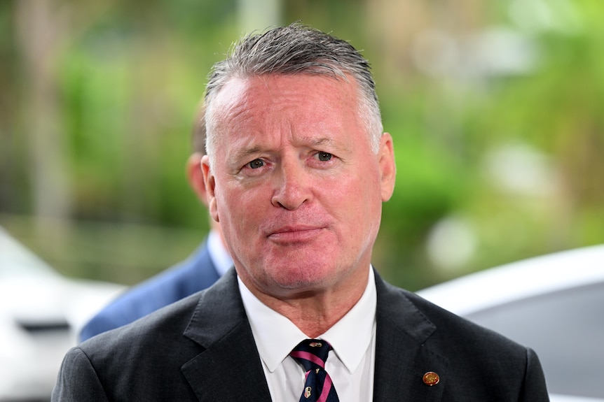Headshot of Queensland's Tourism Minister Michael Healy.