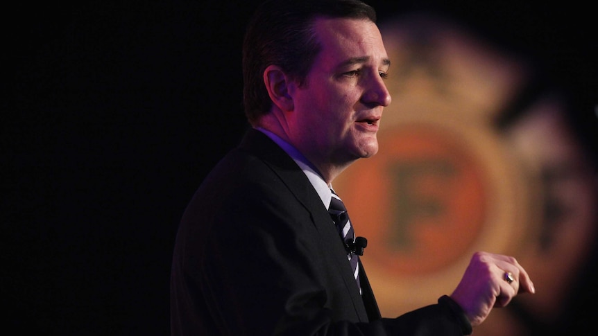 US Senator Ted Cruz speaks