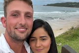 Daniel Hand and Eugenia Queiroz in happier times before they were thrown into hotel quarantine