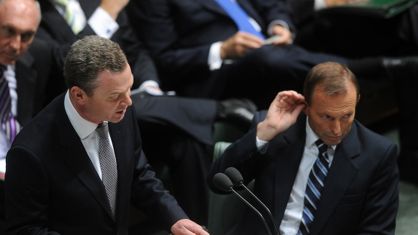 Christopher Pyne addresses Parliament