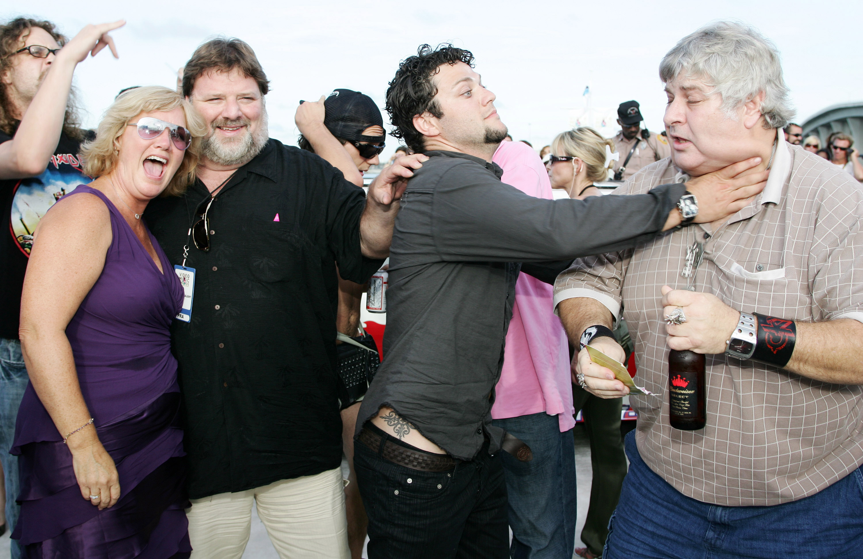 April Margera, Phil Margera, Bam Margera and Don Vito of "Viva La Bam"