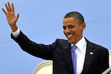 Barack Obama and Michelle Obama arrive in Ireland