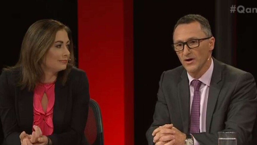 Labor Member Terri Butler and Greens Leader Richard Di Natale