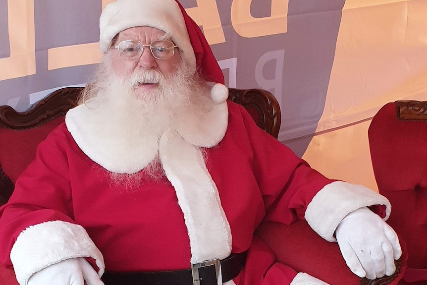 Paul Millgate has been working as a Santa on the Gold Coast for 35 years