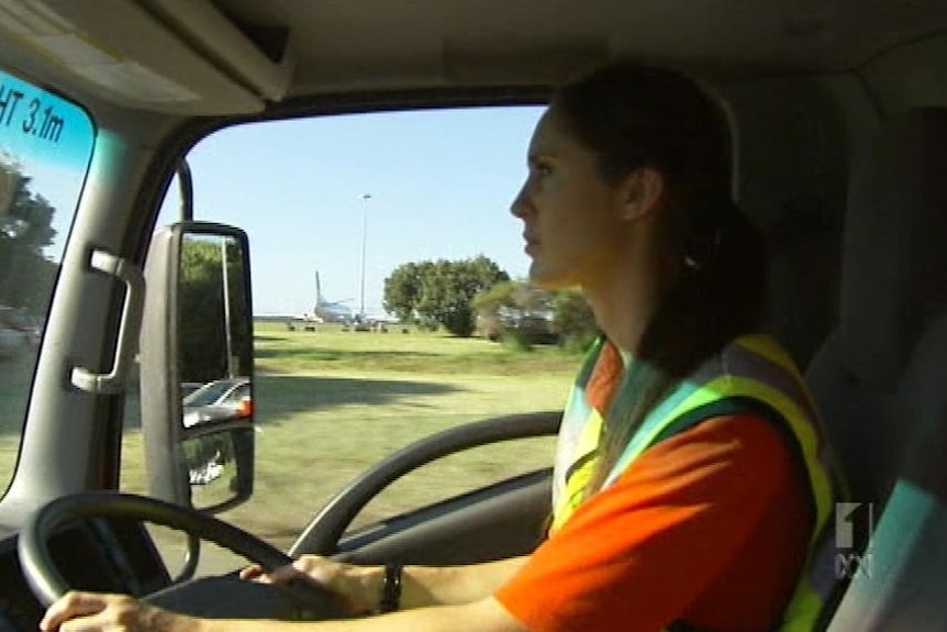 Female truckies taking the wheel