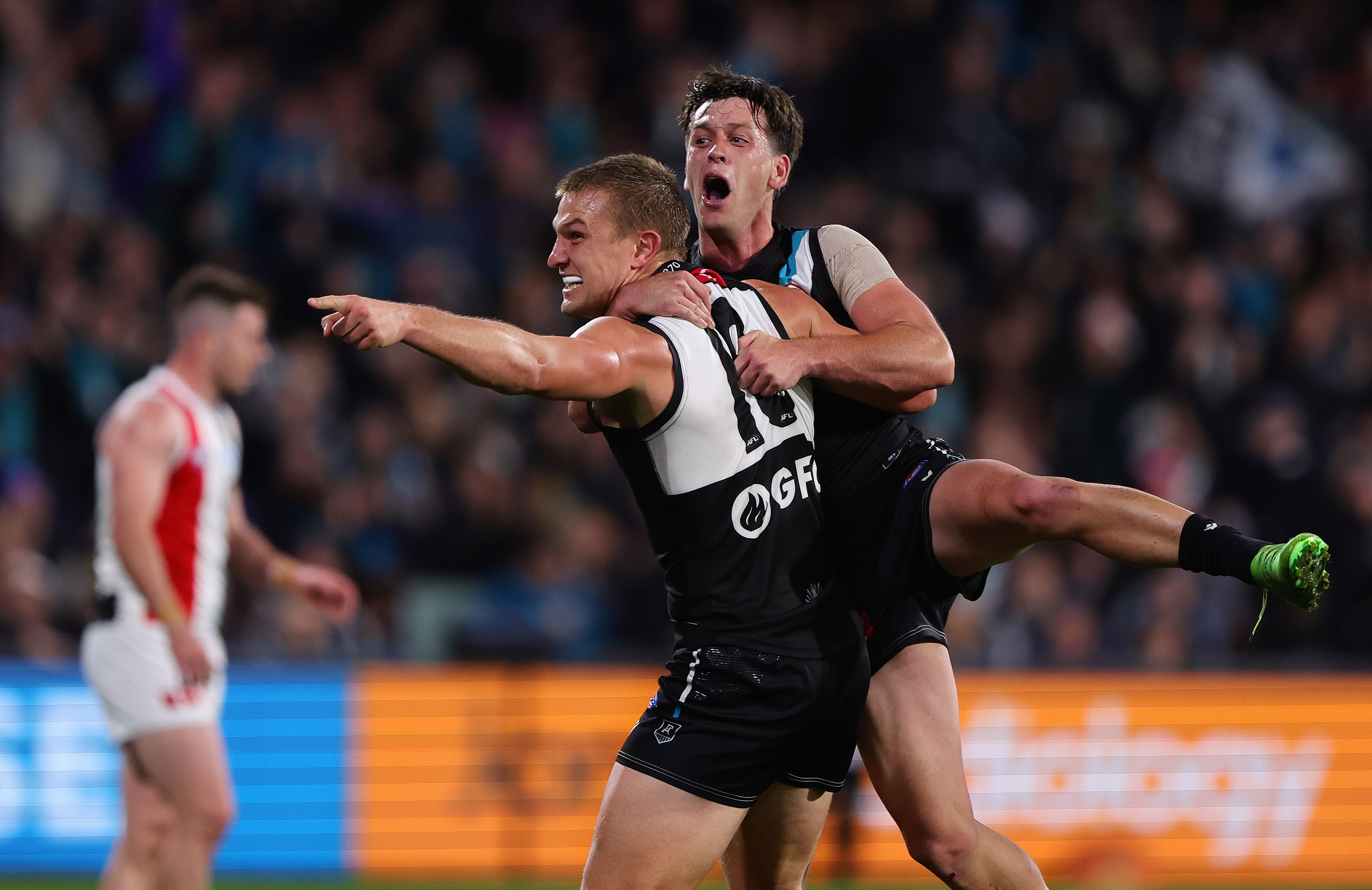 Port Adelaide beat St Kilda by 10 points, but injury concerns mount and Saints’ Jack Higgins in trouble over sling tackle
