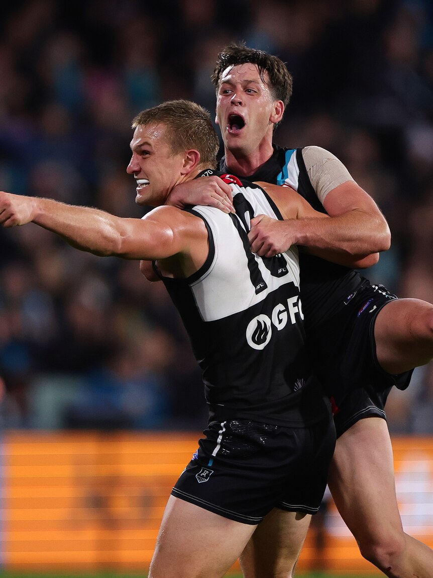 Port Adelaide grab vital win, but victory soured by big injury toll