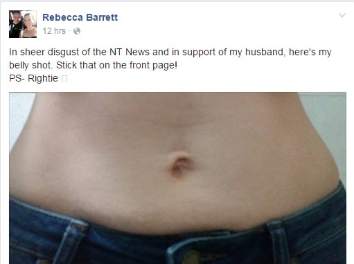 Rebecca Barrett Facebook post