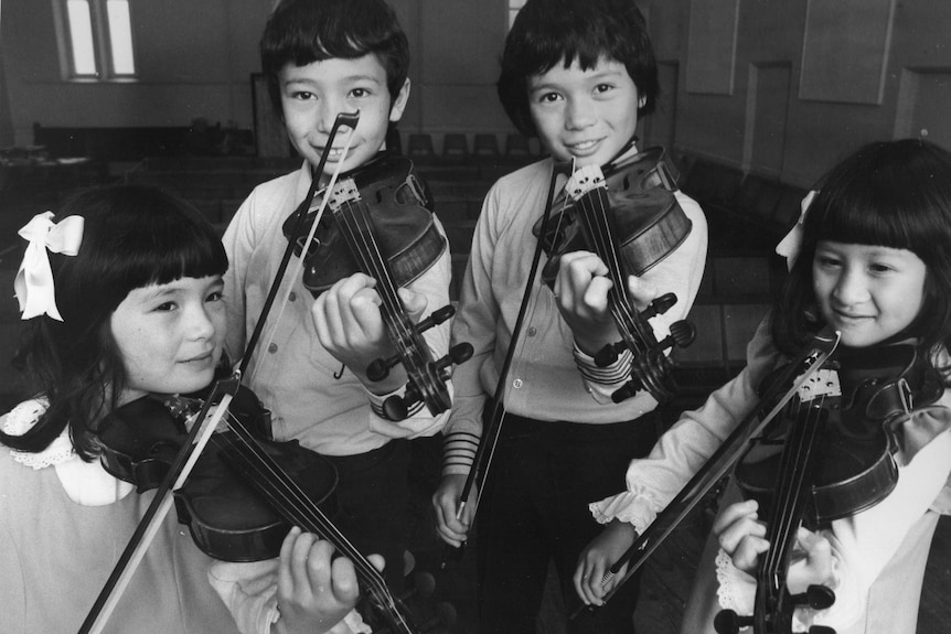 Sofia, Daniel, Stanley and Kyli Dodds circa 1979.