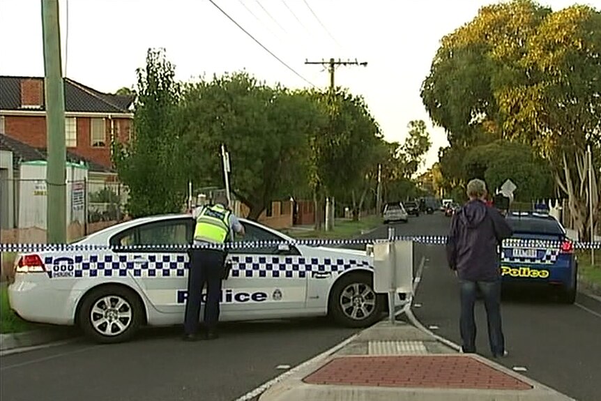 Police at Melbourne siege
