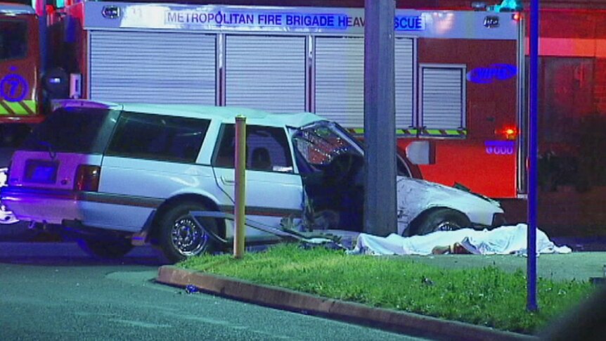 A man has died following a police pursuit in Pascoe Vale, in Melbourne's north.