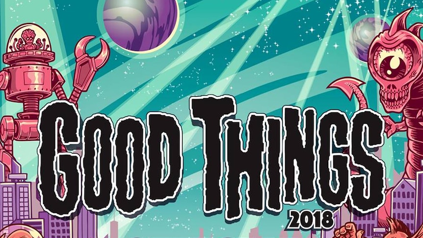 Artwork for the Good Things festival 2018