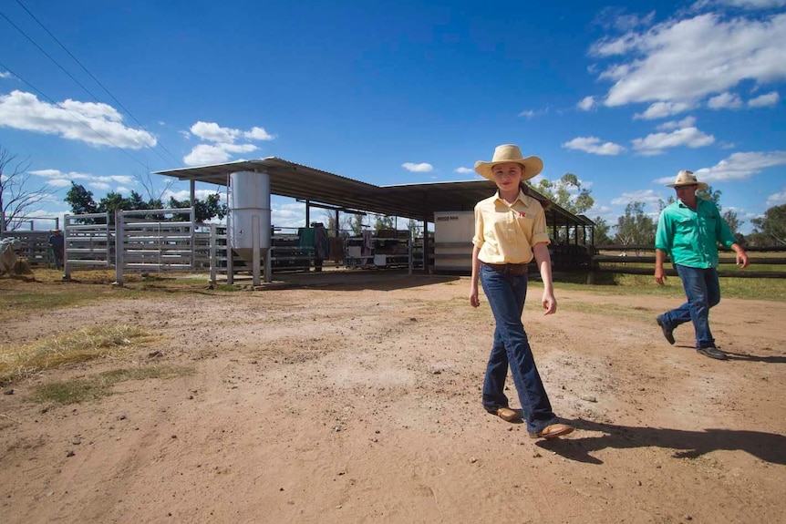 Rory and Will Fenech near Wowan, central Queensland