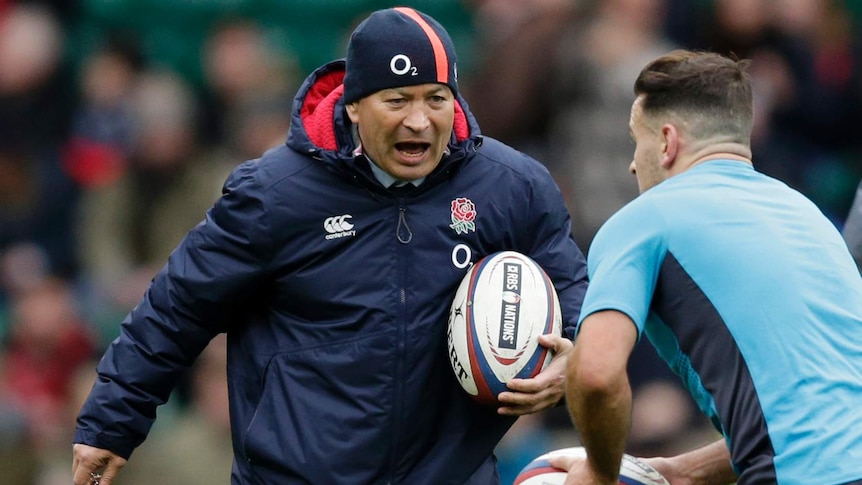 England coach Eddie Jones before the Six Nations game with Italy
