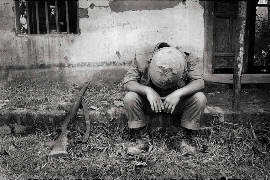 'The Universal Soldier' - one of the photos in the exhibition 'Diggers in the Nam', which is currently on display in Townsville