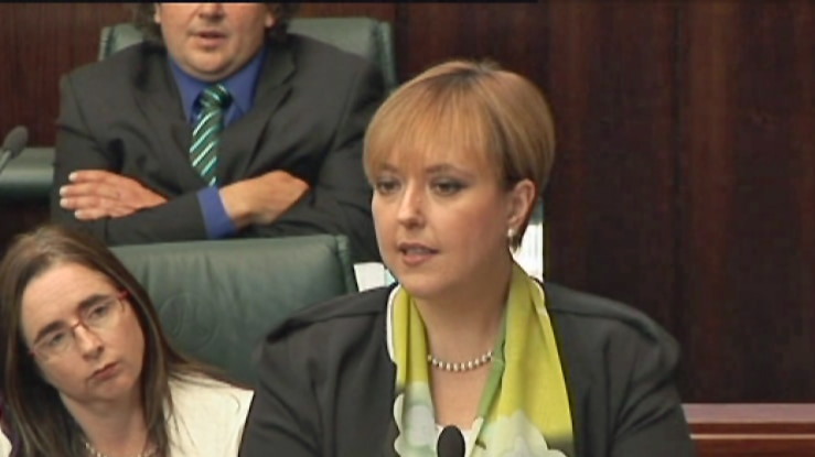 Tasmanian Premier Lara Giddings delivers her third State of the State address.