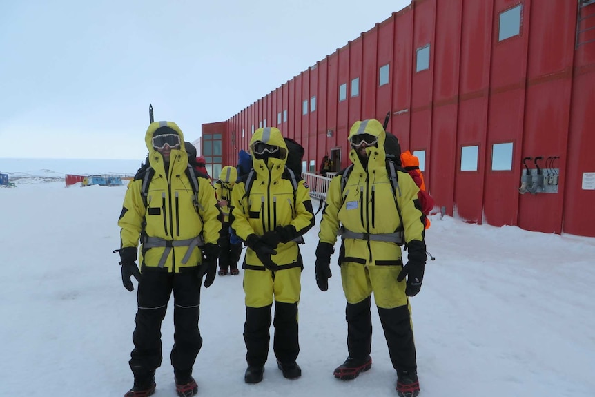 Expeditioners at Casey Station