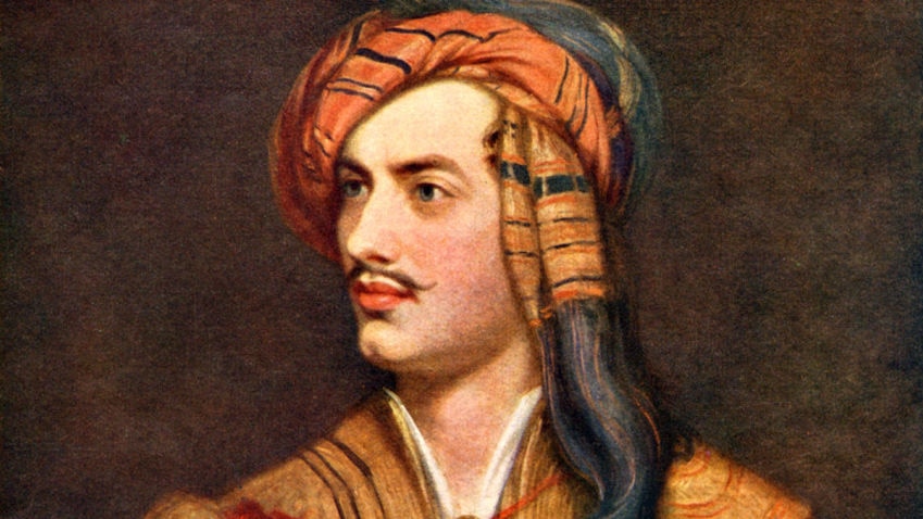 A portrait of Lord Byron