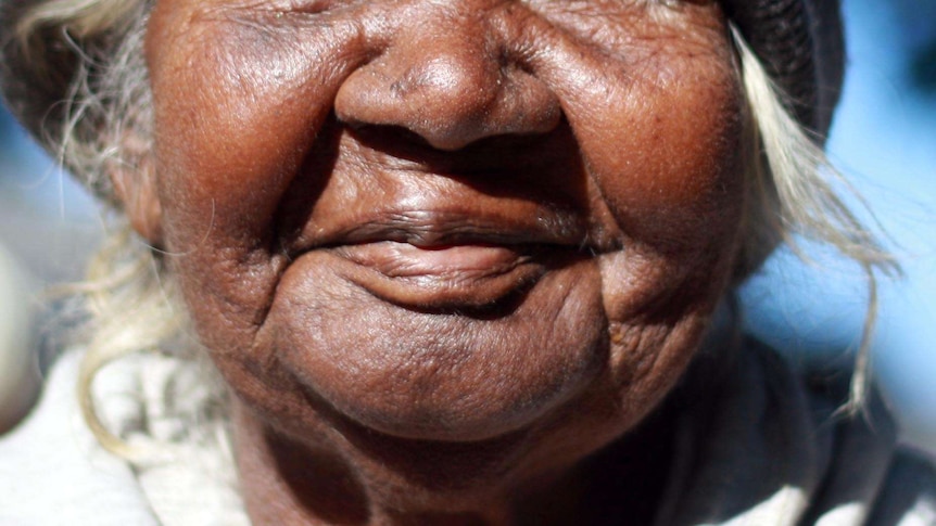 Elderly Aboriginal woman