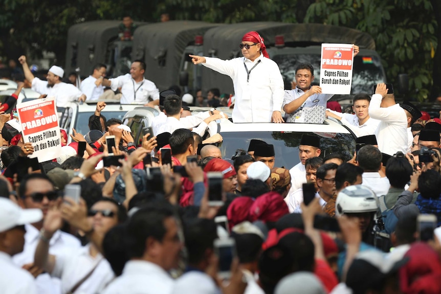 Prabowo at formal registration
