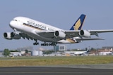 A380 superjumbo jet is delivered to Singapore Airlines