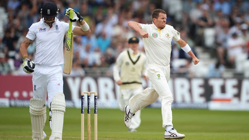 Siddle dismisses Pietersen at Trent Bridge on day one of first Test