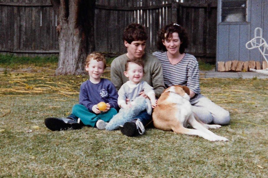 A young Matty and family