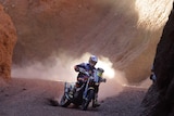 Australia's Toby Price rides his motorbike in the third stage of the 2017 Dakar Rally.