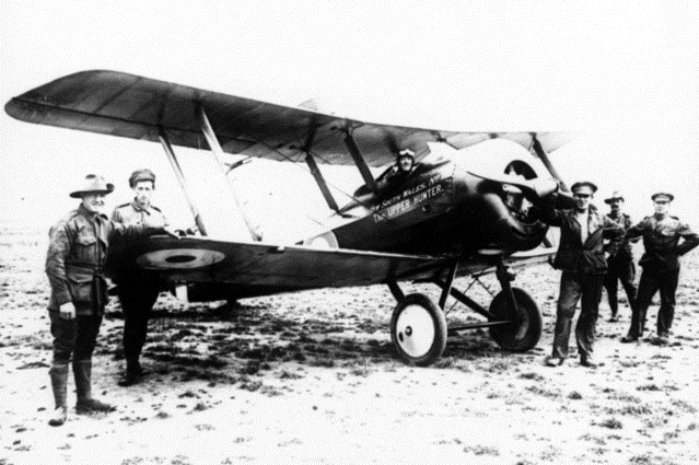 A fighter aircraft in 1917 from No 2 Squadron