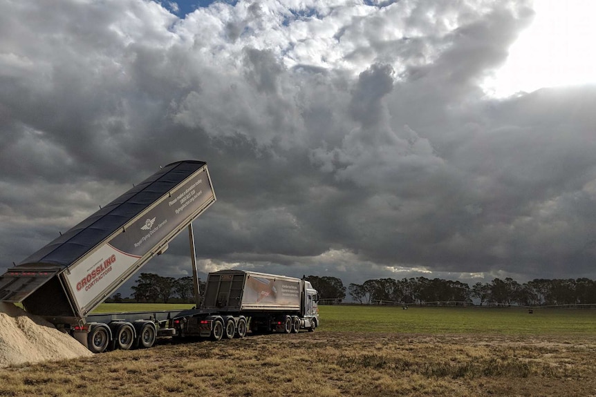 Storm clouds near Naracoorte