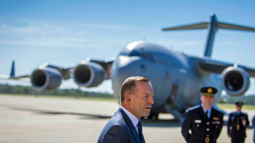 Tony Abbott announced the purchase during a visit to RAAF Base Amberley in Queensland.