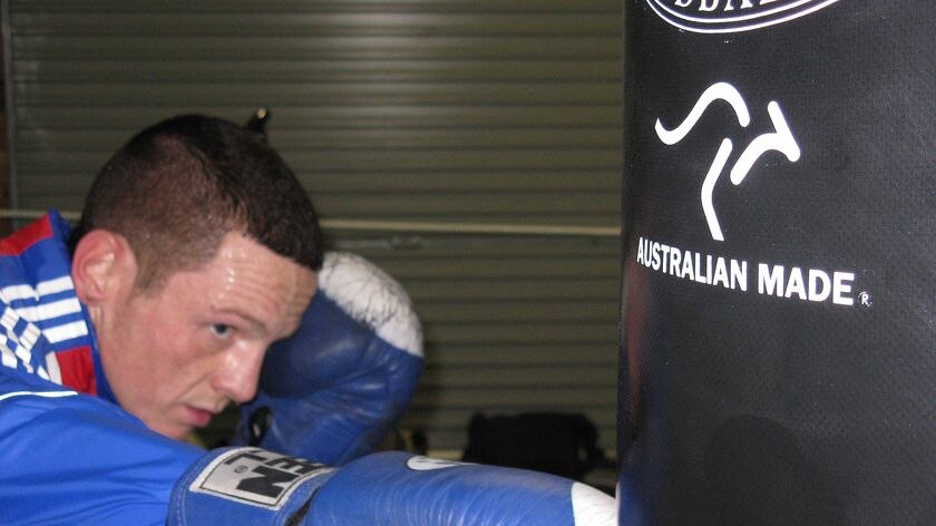 Undefeated Tasmanian boxer Luke Jackson is defending his Australian featherweight championship belt in Hobart