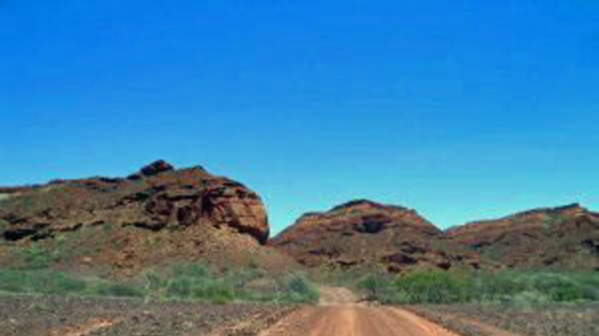 The Kennedy Ranges in the Gascoyne where a plane and a helicopter collided mid-air.