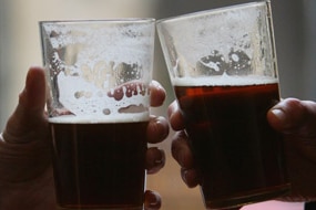 File photo: Drinkers enjoy pints of beer (Getty Images: Matt Cardy)