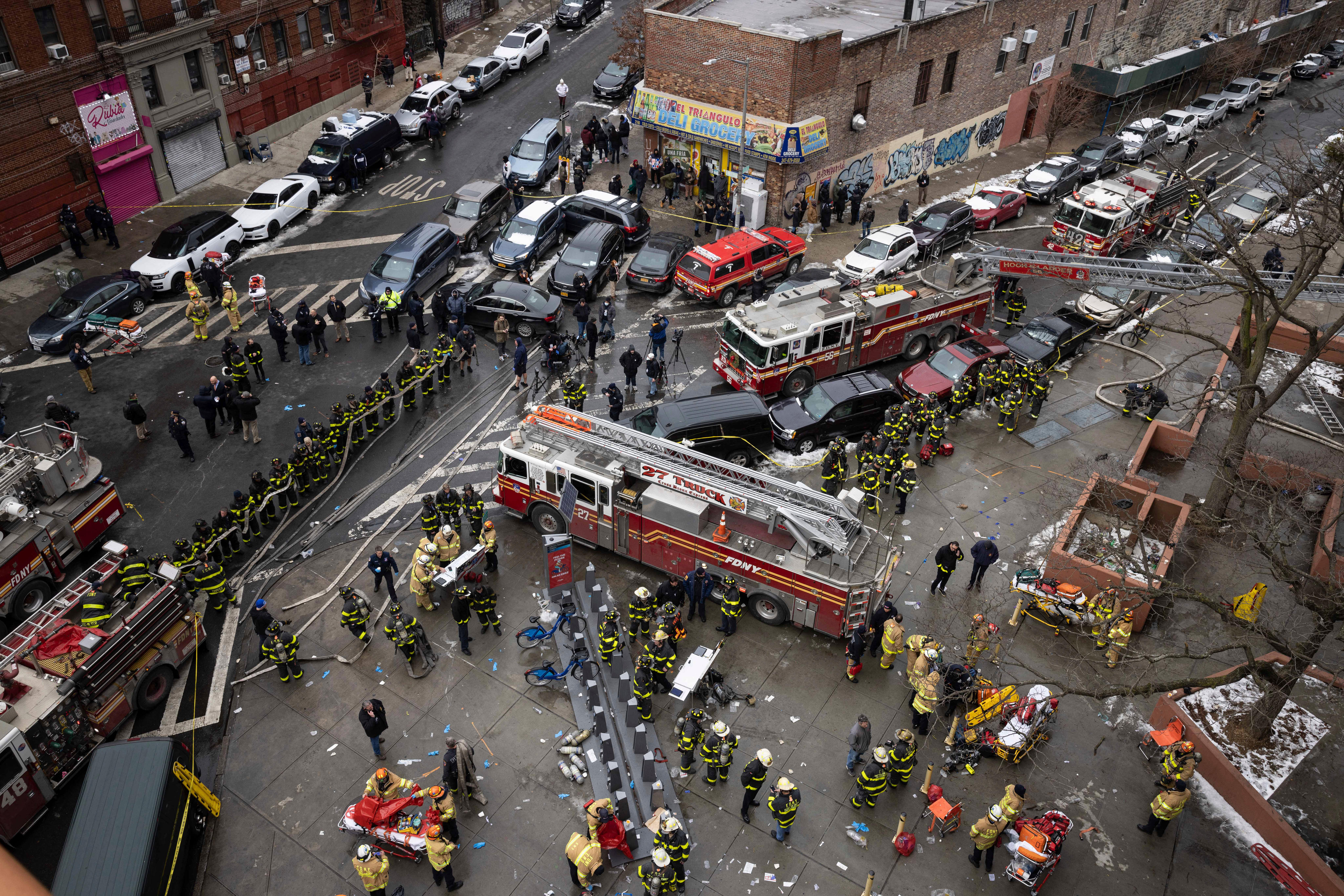 At least 19 people killed in apartment building fire in New York City