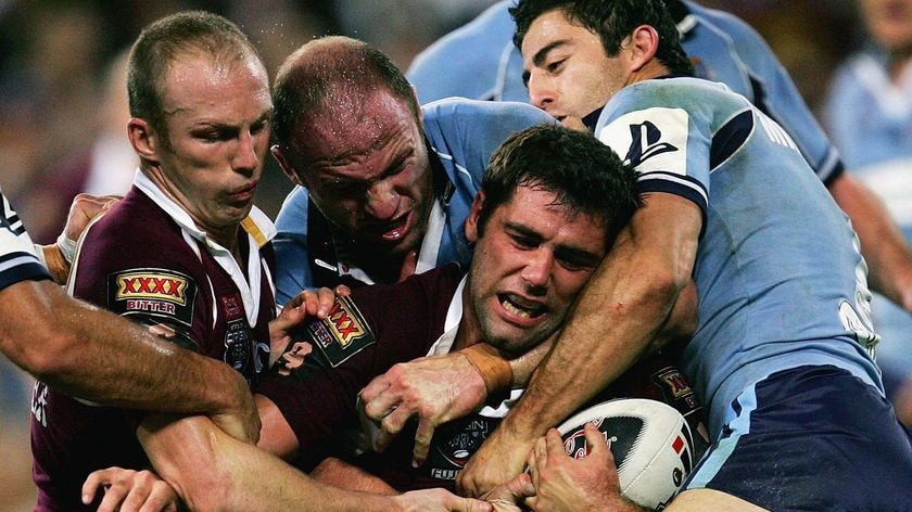Cameron Smith is tackled